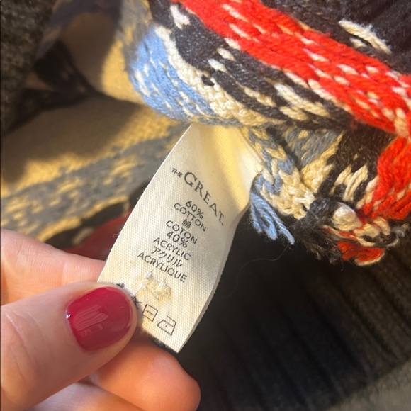 The Great Scholar Fairisle Cardigan Cardigan Size 3 - Picture 9 of 9